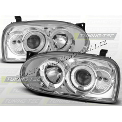 VW GOLF III 1991-97 ANGEL EYES CHROM KLAR SCHEINWERFER