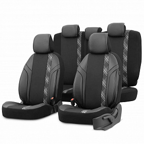 OTOM HORIZON 1808 SCHWARZ/GERÄUCHERT 3-REISSVERSCHLUSS AUTOSITZBEZUGSSET