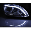 Mercedes W220 S-Klasse 09.1998-05.2005 LED TubeLight Chrom-Frontleuchten, klar