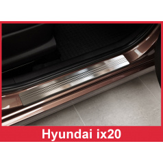 Einstiegsleisten aus Edelstahl, 2 Stück, Hyundai i20 2010–16