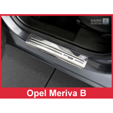 Einstiegsleisten aus Edelstahl, 4 Stück, Sonderedition, Opel Meriva B 2010–16
