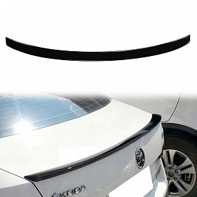 Hinterer Spoiler Skoda Superb III Facelift Lip Gloss Black Hinterer Spoiler Skoda Superb III Facelift Lip Gloss Black