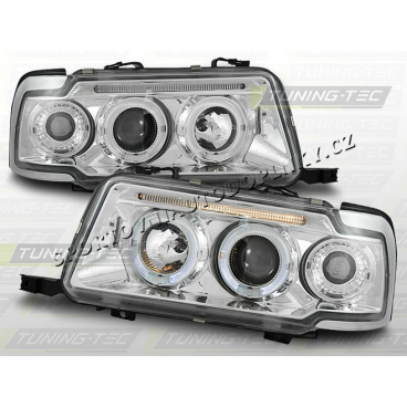 AUDI 80 B4 1991–96 KLARES VORDERE LICHT ANGEL EYES CHROM
