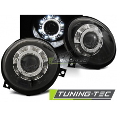 Klare Frontleuchten für VW Lupo 1998-05, Tageslichtschwarz