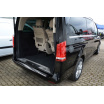 Edelstahlabdeckung - schwarzer Schwellenschutz für die hintere Stoßstange Mercedes V W447 Vito III 2014+