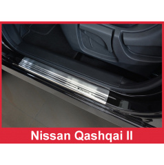 Edelstahl-Einstiegsleisten 4 Stück Nissan Qashqai 2 2014-17