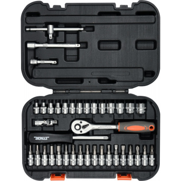 Gola-Set 1/4" 42-teilig mit Koffer