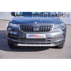 Schutzleiste unter der vorderen Stoßstange des Škoda Karoq