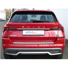 Leiste über dem hinteren Nummernschild, Alu Brush Škoda Kamiq 2019+