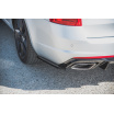 Seitendiffusoren unter der hinteren Stoßstange ver.2 für Skoda Octavia RS Mk3, Maxton Design (glänzend schwarzer ABS-Kunststoff)