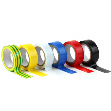 Farbige Isolierbänder 15mm x 5m 6 Stk