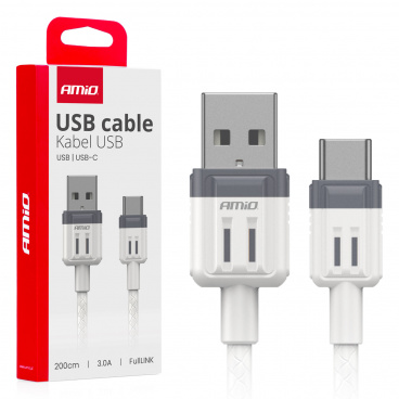 USB-zu-USB-C-Kabel 3A 200cm FullLINK AMIO-03906