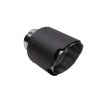 Endrohr 114mm Eingang 76mm Carbon Matt