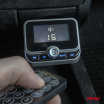 FM-Autotransmitter mit Fernbedienung 2×USB-A 12V 24V