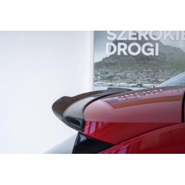 Spoilerverlängerung für Škoda Scala, Maxton Design (glänzend schwarzer ABS-Kunststoff)