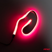 LED COB-Streifen für Auto rosa 2x30cm 12V AMIO-04570