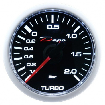 Zusätzlicher Wecker Depo Racing CSM Turbodruck elektrisch 52 mm Zusätzlicher Wecker Depo Racing CSM Turbodruck elektrisch 52 mm