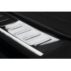 Edelstahlabdeckung - Schutz der Schwelle der hinteren Stoßstange Volvo V70 II 1999-07