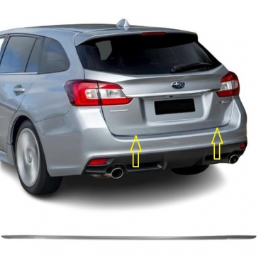 Untere Stange aus Edelstahl der Kofferraumkante Subaru Levorg Untere Stange aus Edelstahl der Kofferraumkante Subaru Levorg