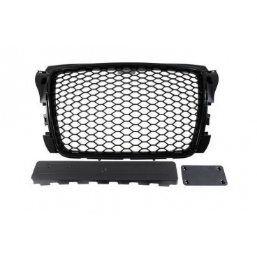 Grill Audi A3 8P Facelift RS-Stil Glänzend Schwarz