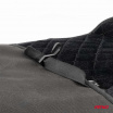 Sitzbezug mit Perlen schwarz 45x120 cm