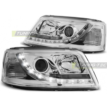 VW T5 04.03-08.09 Klare Frontleuchten Daylight Chrom VW T5 04.03-08.09 Klare Frontleuchten Daylight Chrom
