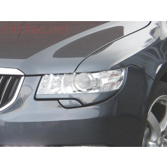 Milotec-Scheinwerferabdeckungen (Wolken) – ABS/ASA schwarz, Škoda Superb II.