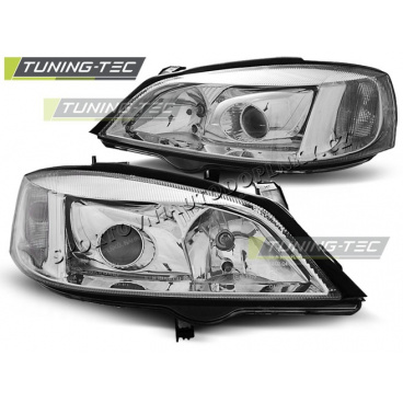 OPEL ASTRA G 09.1997-02.2004 VORDERE KLARLEUCHTEN CHROM H7