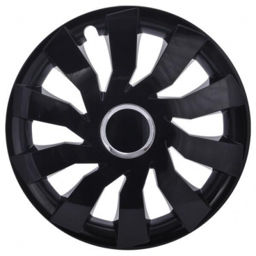 Radkappen Cliff schwarz 14-16 (4er-Set)