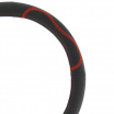 Lenkradbezug schwarz perforiert mit roter Naht 37-39 cm