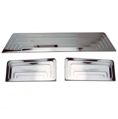 Innenschwellen aus poliertem Edelstahl Omtec VW Transporter T5, T6 3 Stk