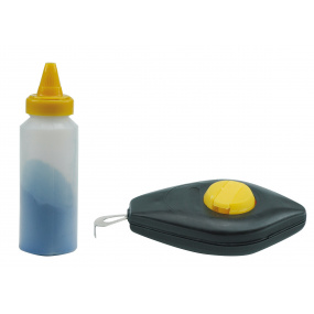 Umrissschnur 15 m Kunststoff + blaue Kreide (115 g)