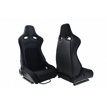Sportlich verstellbarer Sitz A1 RACING FLURIO schwarz