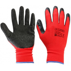 Nahtlose Handschuhe für Mechaniker (Nylon/Latex)