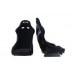 Sportliche Hartschale SLIDE RS1 aus schwarzem Wildleder