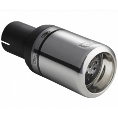 Edelstahl-Auspuffblende Ulter Sport 80 mm rund II