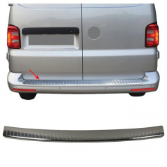 Edelstahl-Heckstoßstangenabdeckung VW T5, T6 glänzend