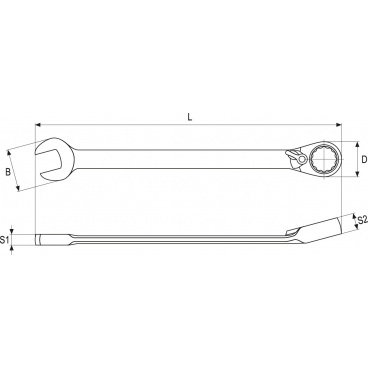 Ratschenschlüssel 18 mm