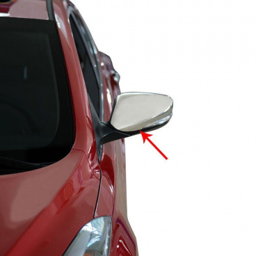 Edelstahl-Spiegelabdeckungen Hyundai Veloster 2011-18, i30 2012-16 Edelstahl-Spiegelabdeckungen Hyundai Veloster 2011-18, i30 2012-16