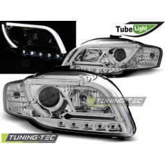 AUDI A4 B7 11.2004-03.2008 FRONT-KLARE LED-RÖHRSTOFFLEUCHTEN CHROM