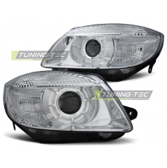 Skoda Fabia 2007-03.2010, Roomster 2006-03.2010 Frontleuchten aus klarem Chrom