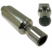 TurboWorks Sportauspuff mit runder Spitze (76 mm Einlass)