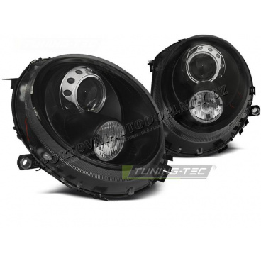 Klare Frontleuchten für den Mini Cooper 2006–2014, schwarz Klare Frontleuchten für den Mini Cooper 2006–2014, schwarz