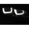 VW Golf 7 11.12-17 klare Frontleuchten U-Type schwarz DRL SEQ