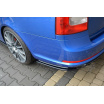 Seitendiffusoren unter der hinteren Stoßstange für Škoda Octavia RS Facelift Mk2, Maxton Design (ABS-Kunststoff ohne Oberflächenbehandlung)