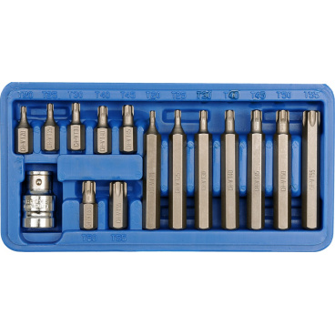 Bitsatz 15-tlg. CrV TORX Bitsatz 15-tlg. CrV TORX
