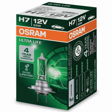 Osram Ultra Life H7 55W Halogenlampe (4 Jahre Garantie) 1 Stk Osram Ultra Life H7 55W Halogenlampe (4 Jahre Garantie) 1 Stk