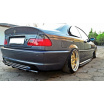 Splitter BMW 3 E46 M-Pack Heck Mitte mit Diffusor Glänzend Schwarz