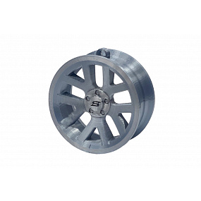 Zawieszka Slide Felga 03 Silver 70mm Brelok Bombka Świąteczna