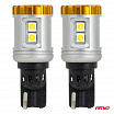LED-Lampen STANDARD W16W T15 3030 8SMD + 3020 1SMD weiß 12V 24V AMIO-04991